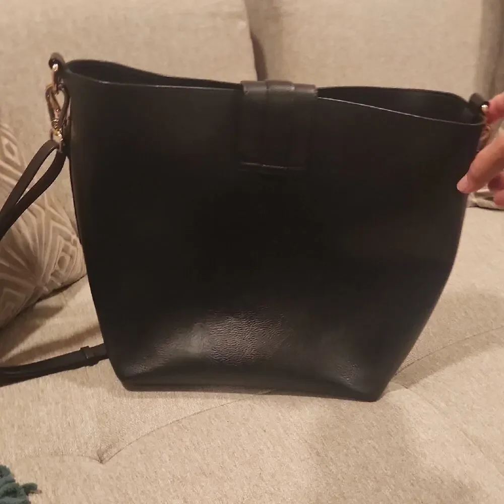 Rosemunde Copenhagen Tote B0208  Black Vegan Leather